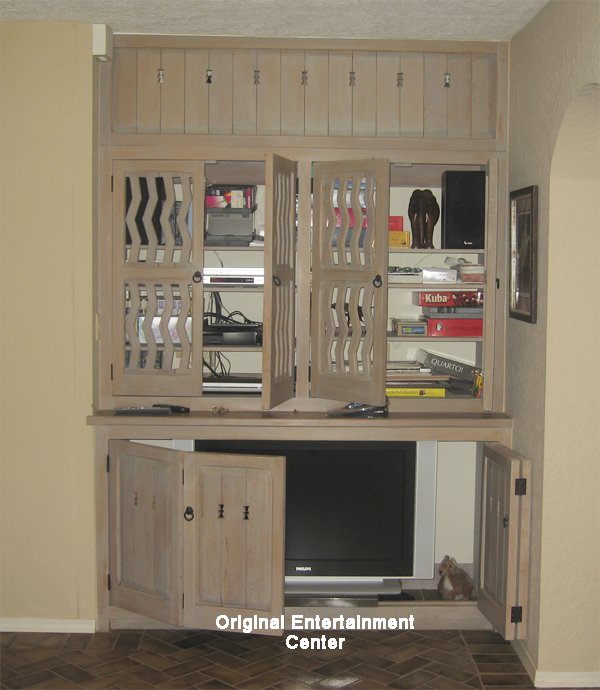 Kyle original entertainment center cabinet