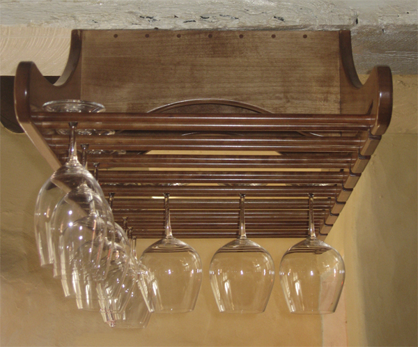 Stem Glass Rack Side View